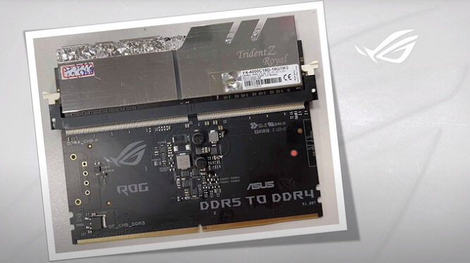 نصب حافظه DDR4 بر روی مادربردهای DDR5 ممکن شد.